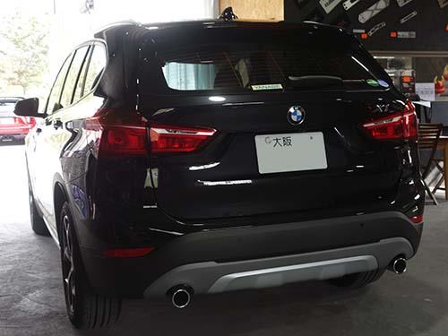 BMW X1(F48) 地デジ化キット装着&iPhoneミラーリング&LEDライト装着と