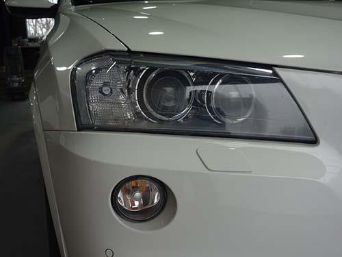 BMW X3(F25) フォグライトLED化&LEDライト装着とコーディング施工