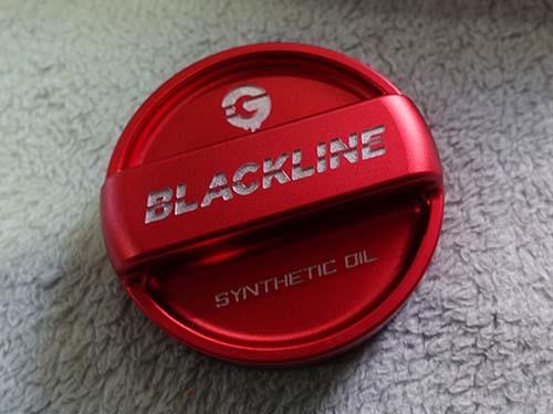 BLACKLINE製オイルフィラーキャップ