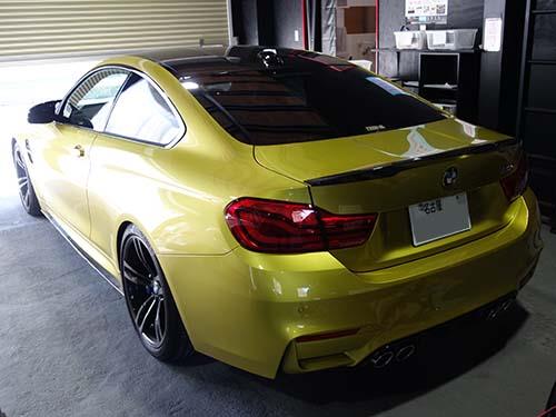 BMW M4クーペ(F82) Mパフォーマンス サイドブレーキレバー装着