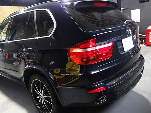 BMW X5E ヘッドライトHIDバルブ交換&フォグライトHID化&バック