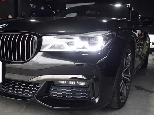 BMW 7シリーズ(G11) エアサス車高ローダウンとコーディング施工