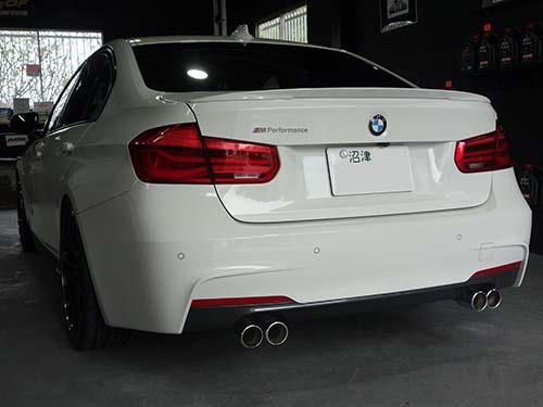 BMW 3シリーズ(F30) LCIテールライト装着&LEDライト装着と追加